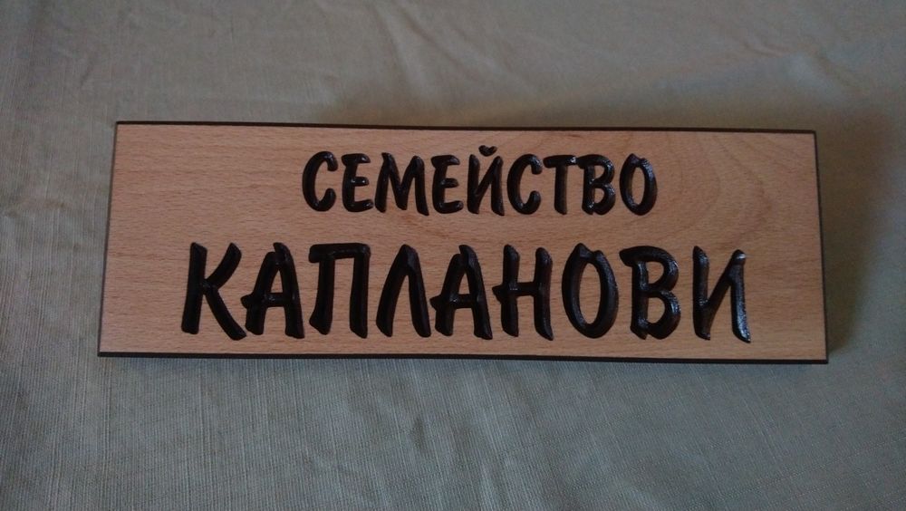 Табелка за врата, рекламни табелки