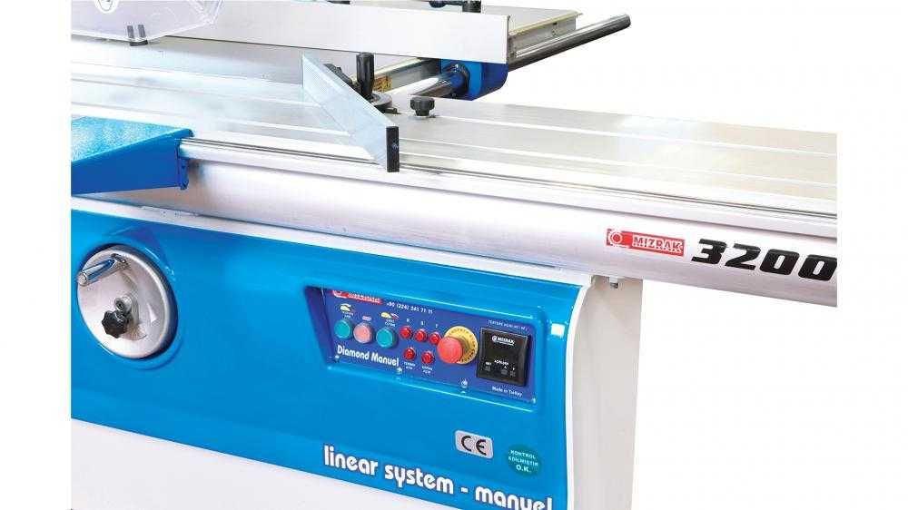 Circular de Taiat PAL cu Masa Mobila 3200 mm Sistem Linear Profesional