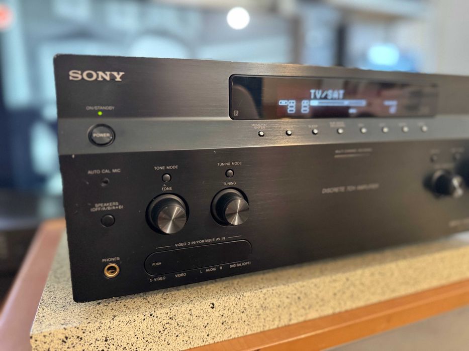 Receiver SONY STR-DA1200 ES negru, HDMI, telecomanda, perfect functional, cu test video!