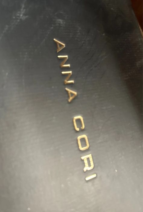 Ghete noi piele Anna Cori marimea 39