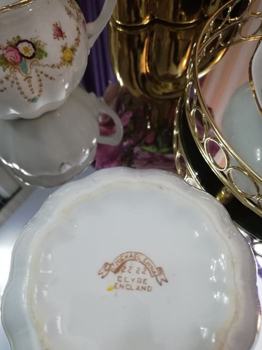 Cana de lapte și bol pt zahar  vintage  St Michael be england