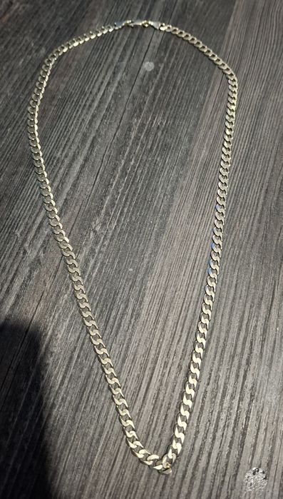 Златен Синджир Панцер Бяло Злато - 21.57гр 14к.