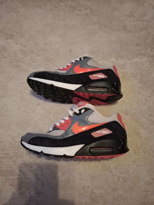 Nike Air Max 90 Black / Infrared / Grey Mărimea 37.5