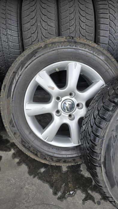 4 jante aluminiu Volkswagen Touareg 17 cu anvelope iarnă