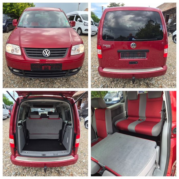 VW Caddy 2009 1.6 benzina +GPL maxi 7locuri