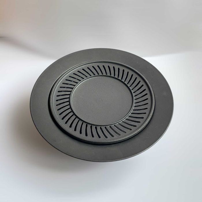 Чугунена кръгла плоча / скара за show cooking с биоетанол / спирт