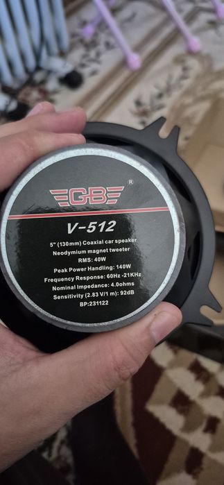Колонки на авто GB V 512