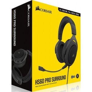 Casti gaming Corsair Void ELITE si HS60 PRO surround, Carbon