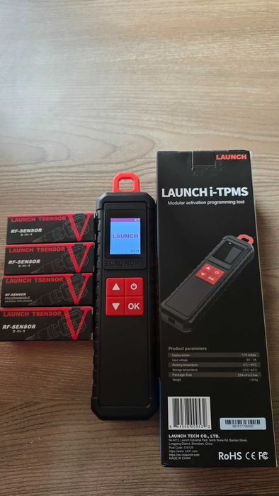 Launch x431 iTPMS Stick  + 4 бр. универсални Launch TPMS sensors
