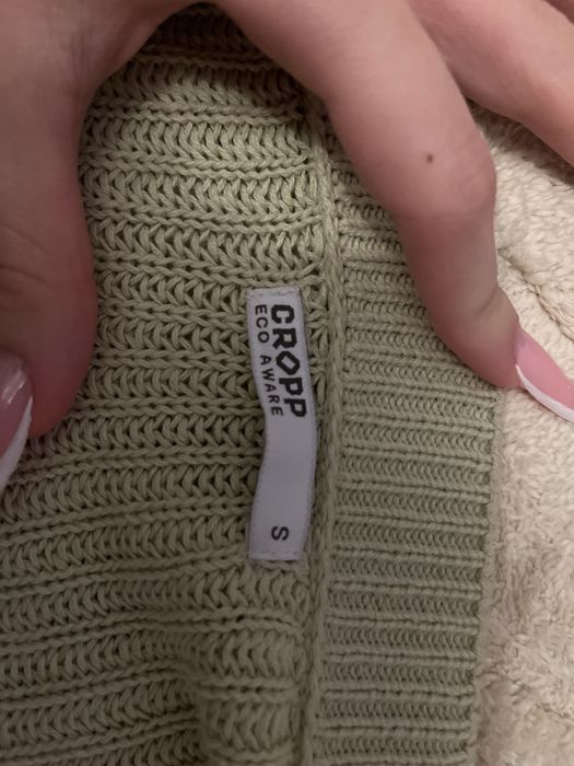 Pulover verde din cropp