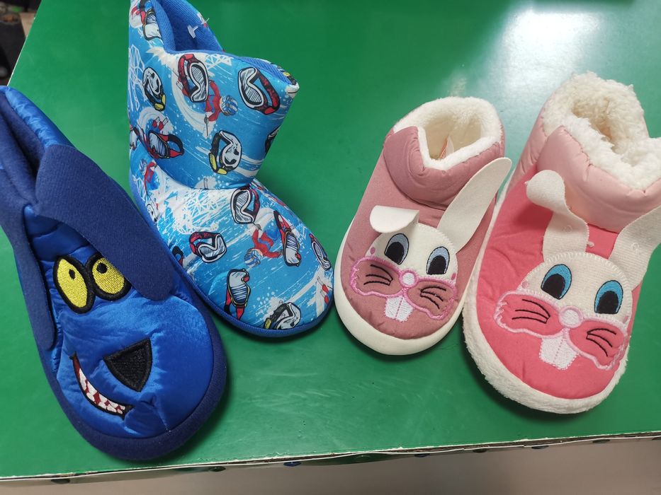 Детски топли турски пантофи-боти