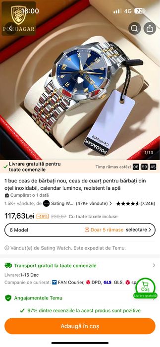 Ceas , nou, smart, barbat, dama