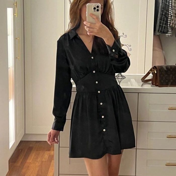 Атласное платье Zara