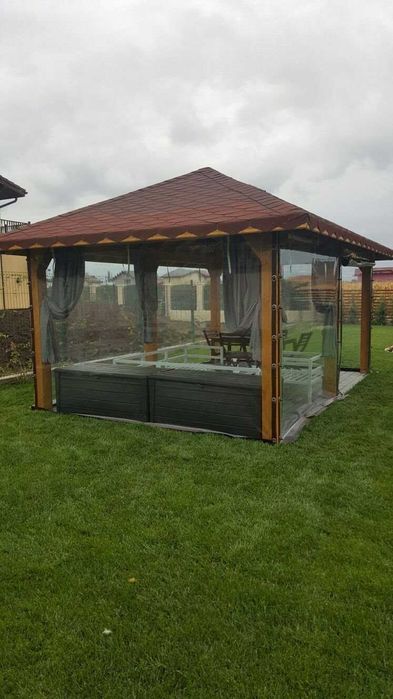 Terase, Foisoare, Cabana stil A-Frame si Case din structura de lemn