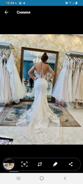 Сватбена италианска рокля