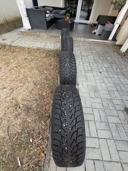 Jante + Cauciucuri iarna 215/60/17 5x112 ET 33 Audi/Volkswagen/Skoda/Seat