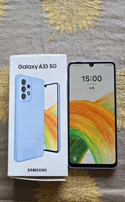 Samsung Galaxy A33 5G 128GB/6GB Awesome Blue – Перфектен