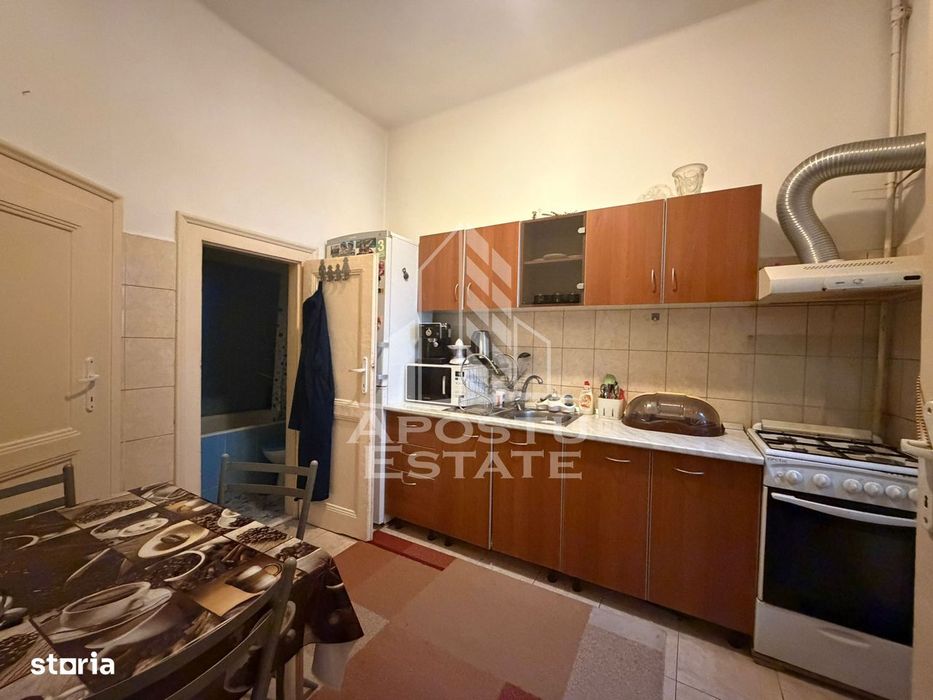 Apartament cu 2 camere, centrala proprie, teren 99 mp, zona Iosefin — fotografia 3
