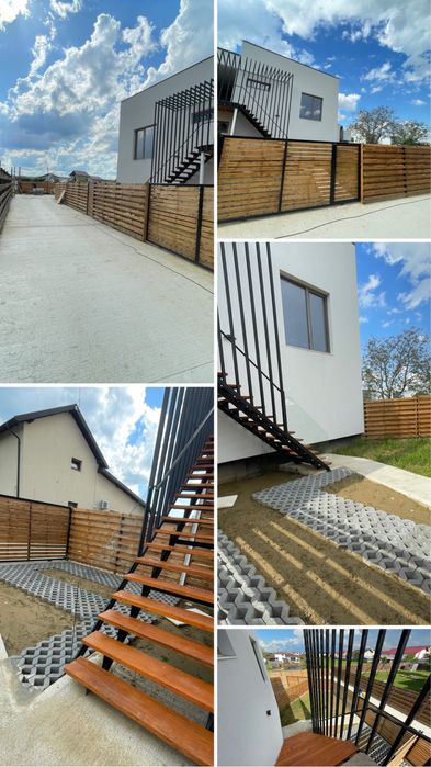 Apartamente cu două camere finalizate , grădină  proprie si parcare