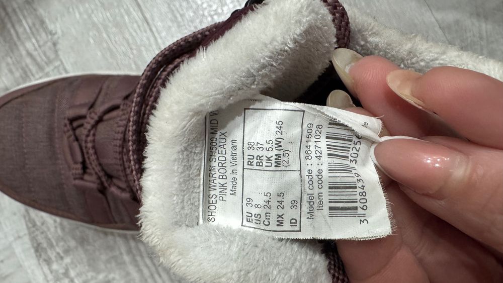 Дамски непромокаеми обувки за сняг, QUECHUA