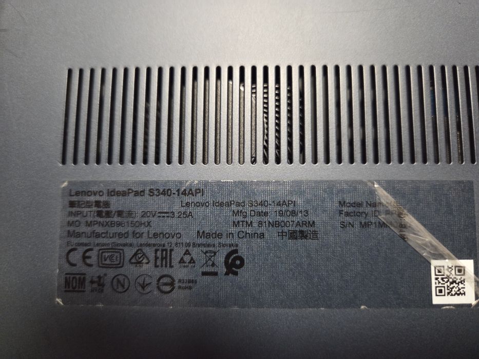 Laptop Ideapad S340 perfect functional