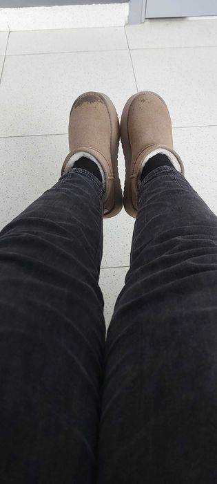 Сапоги с высокой подошевой