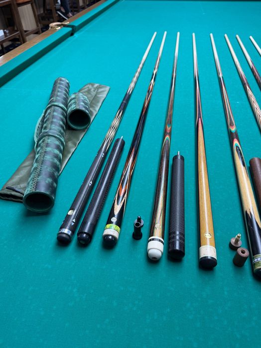 Кии ручной работы разных мастеров