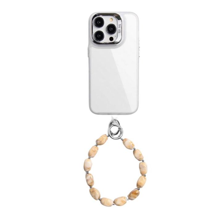 Ремешок для телефона из акриловых бусин