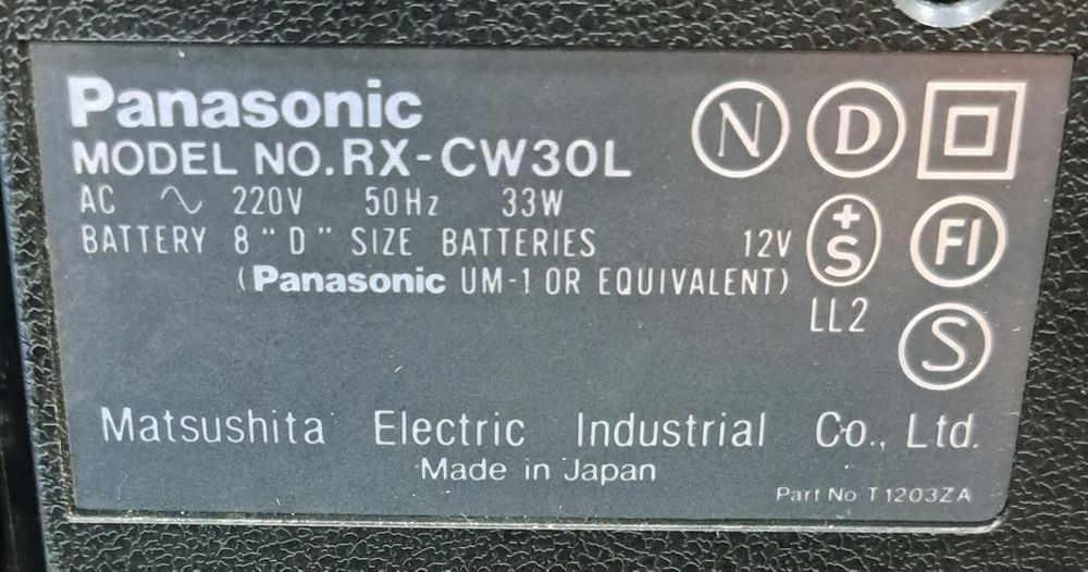Panasonic RX-CW30L