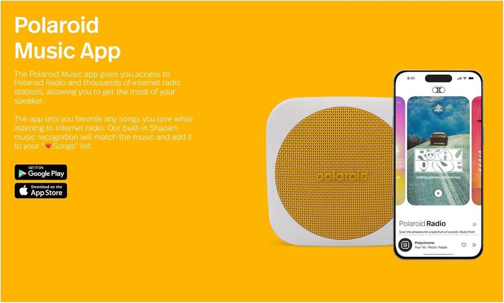 Музикален безжичен Bluetooth   плейър Polaroid