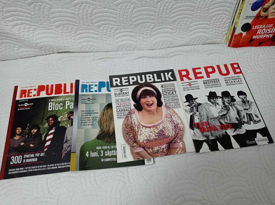 Colecție Revista Republika – Lot 9 numere (2007 - 2010), stare excelentă