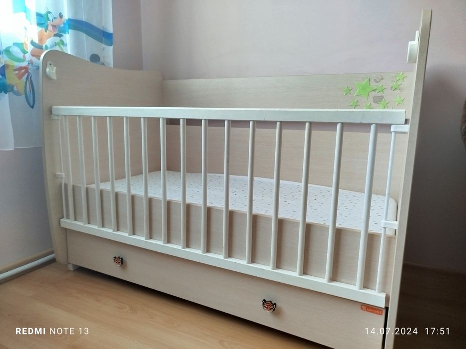 Детско легло 120х60 с матрак