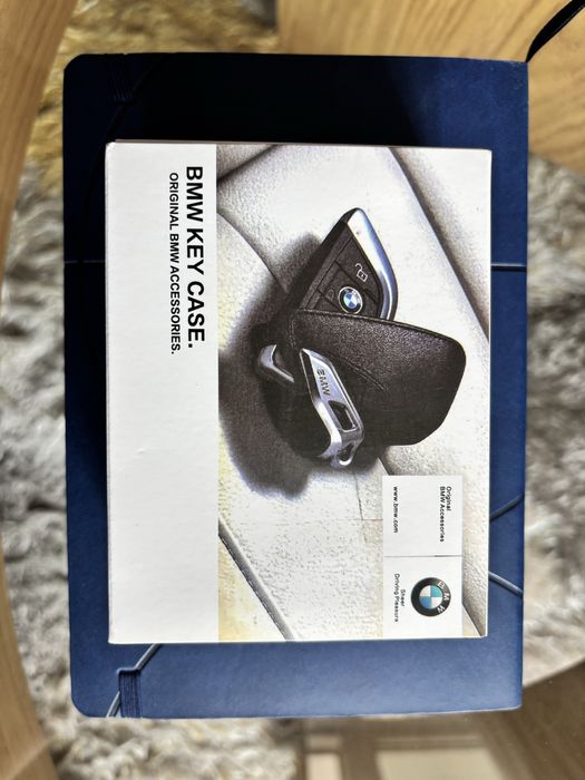 Кожен калъф за ключ, BMW  G серия, червен