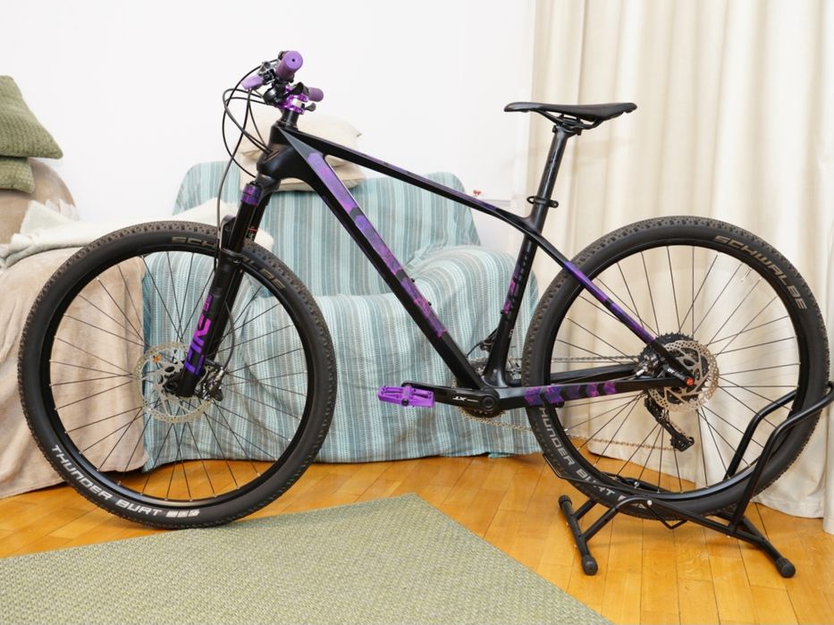 Bicicleta mtb xc Ghost Lector ca noua plus upgradeuri si custom