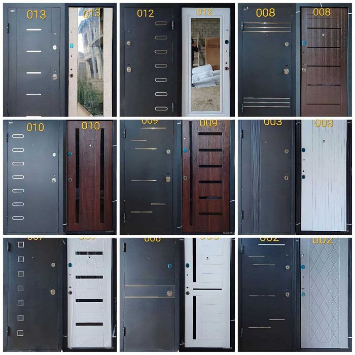 Железные двери Temir eshiklar железные двери Оптом склад- Входные двер