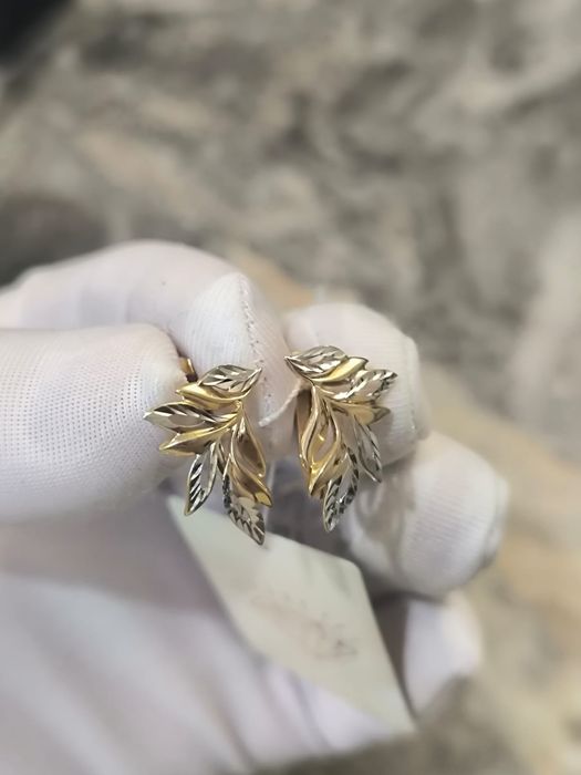 Золотые серьги 585 Россия