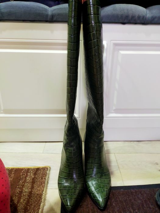 сапоги изумрудные