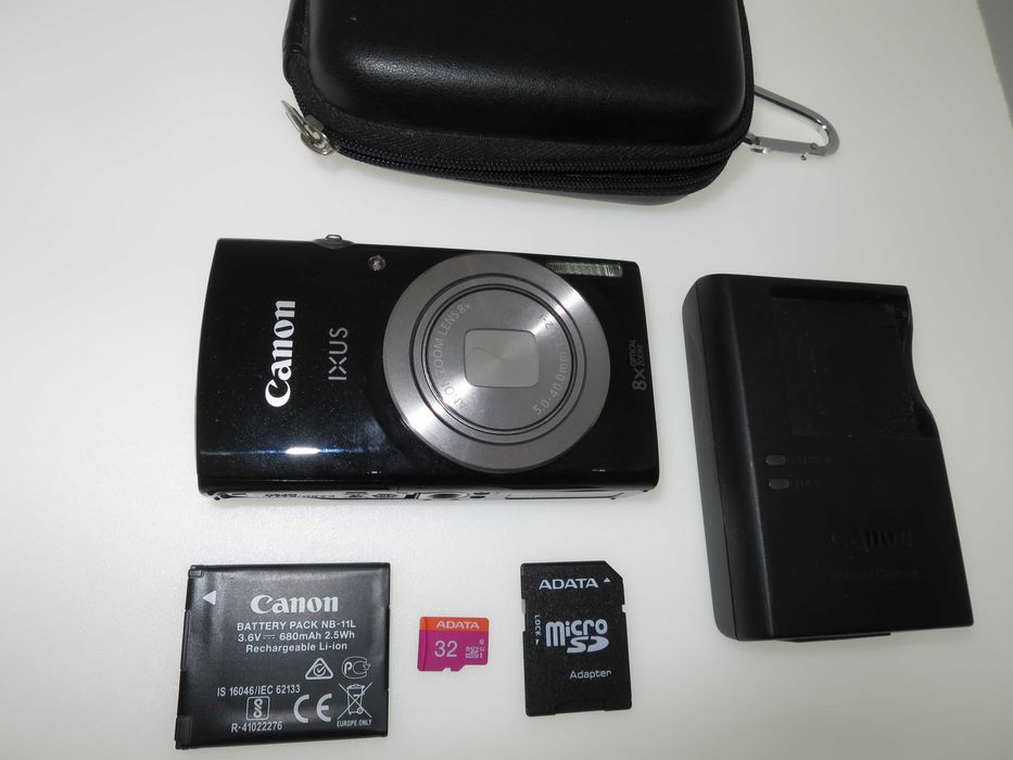 Canon IXUS 177 компактен фотоапарат дигитална камера отличен като нов