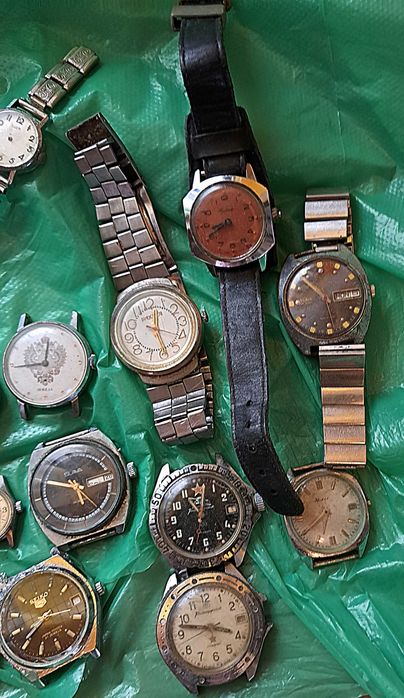 Лот ръчни механични часовници ,НЕ РАБОТЯТ - Orient,Cetizen,Seiko и др.