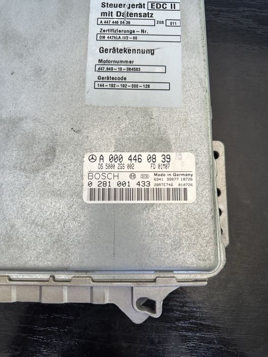 Bosch EDC II ECU Mercedes-Benz A0004460839 / Bosch 0281001433 – Оригинал