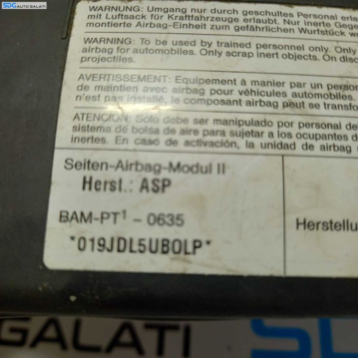 Airbag Scaun Stanga Volkswagen Bora 1998 - 2005 Cod 1J4880239 [1205]