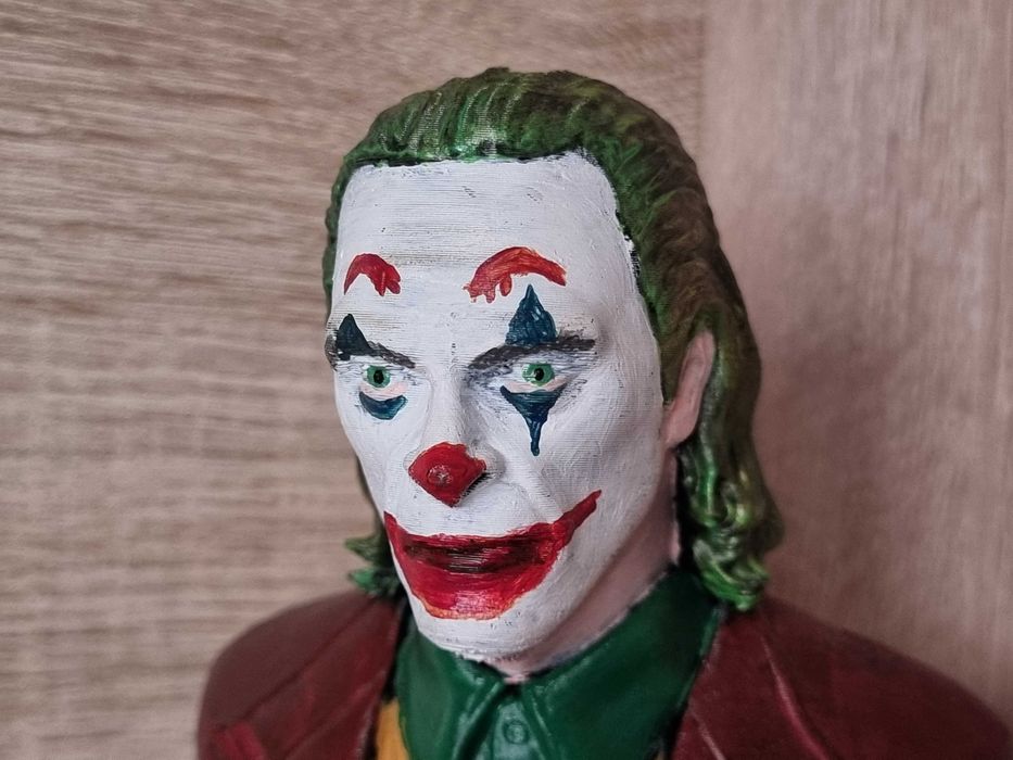 Bust Joker lucrat manual, statueta hand made