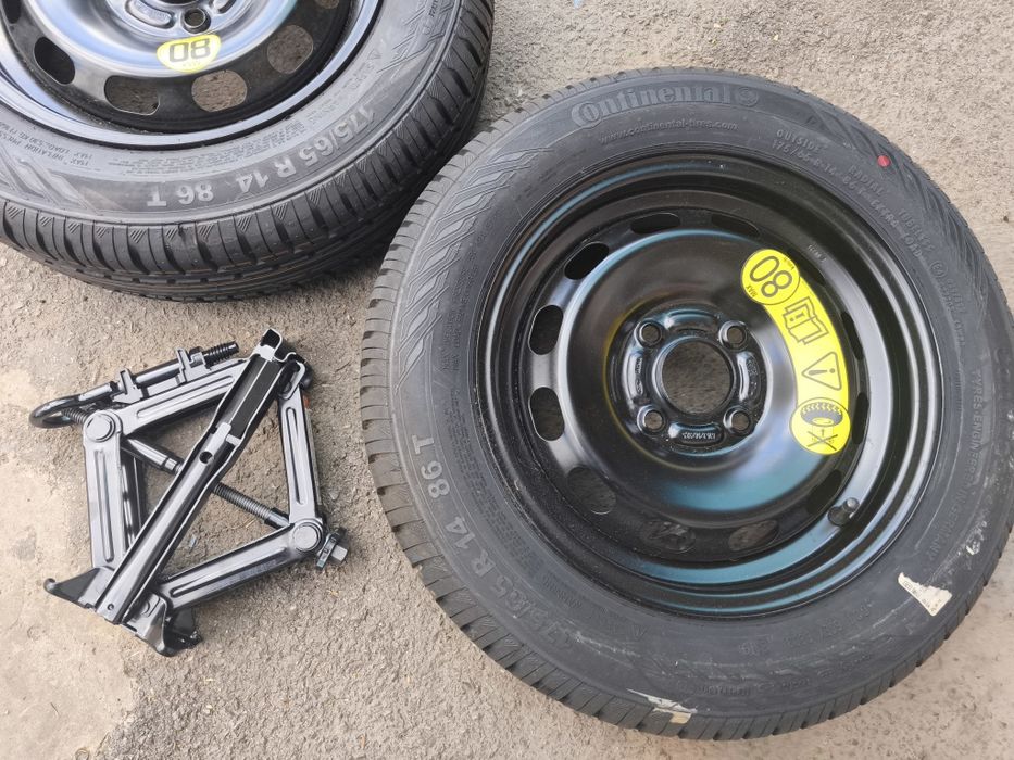 14" оригинална резервна гума с джанта за Ford fiesta.
