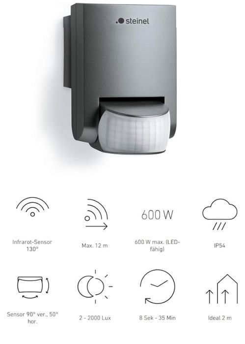 Detector de mișcare Steinel IS 130-2