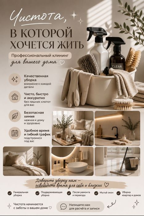 Клининг Костанай