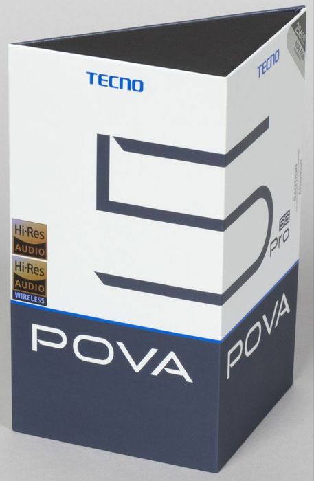 Tecno pova 5 kafolati bilan.  Xotirasi 256 gb .    RAM 8 + 8 = 16 .