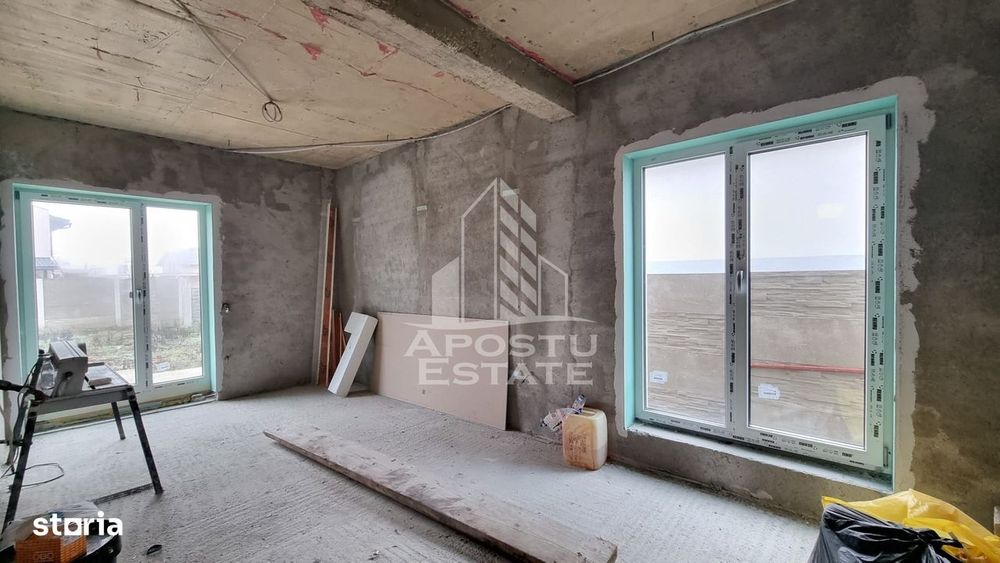 Casa individuala de vanzare la cheie, teren 570mp, Giarmata