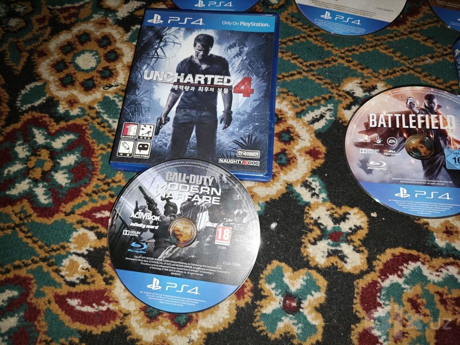PlayStation 4 va 5 ga disklar soni 15 ta