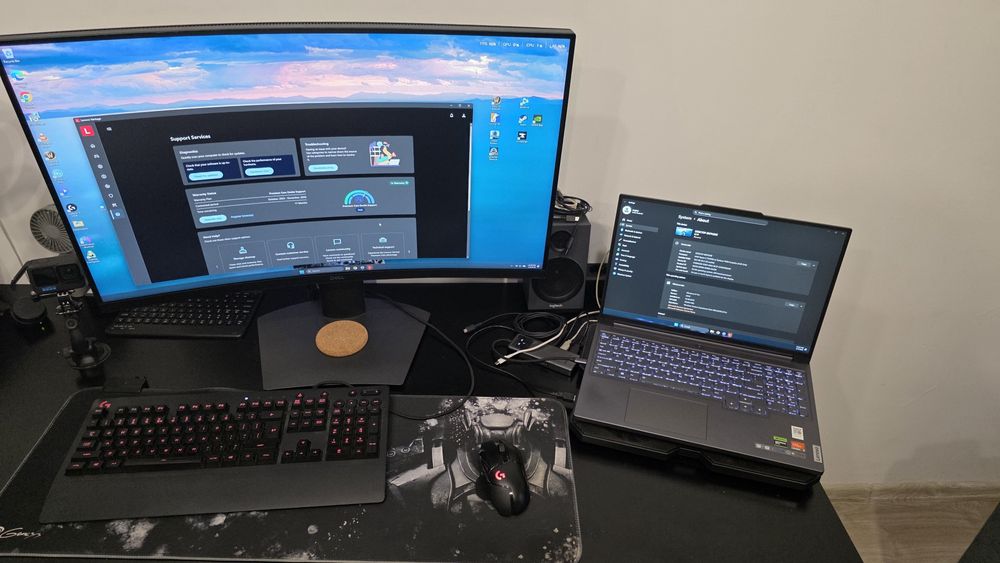 Laptop Lenovo Legion 5 slim ryzen 5 rtx 4060