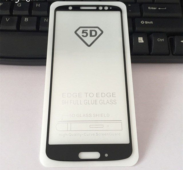 Folie sticla 9D FULL GLUE pt Motorola Moto G6 Play , G7 Play , G9 Play